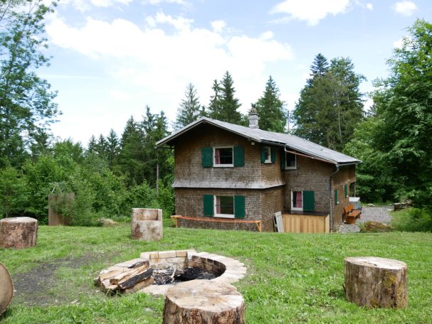 Unsere Hütte die wir pachten